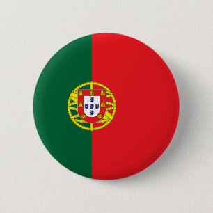 Macaron Rond 5 Cm Drapeau du Portugal