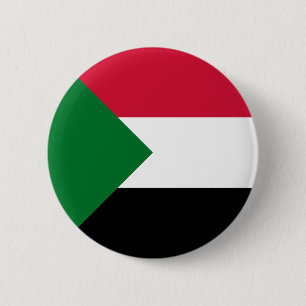 Macaron Rond 5 Cm Drapeau du Soudan