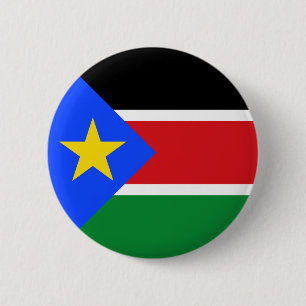 Macaron Rond 5 Cm Drapeau du Soudan du Sud