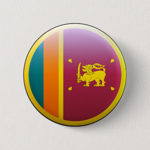 Macaron Rond 5 Cm Drapeau du Sri Lanka