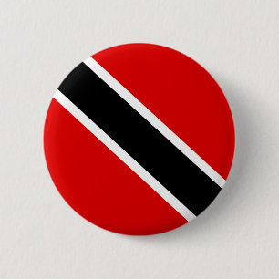 Macaron Rond 5 Cm Drapeau du Trinidad Tobago