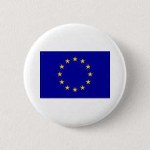 Macaron Rond 5 Cm Drapeau d'UE