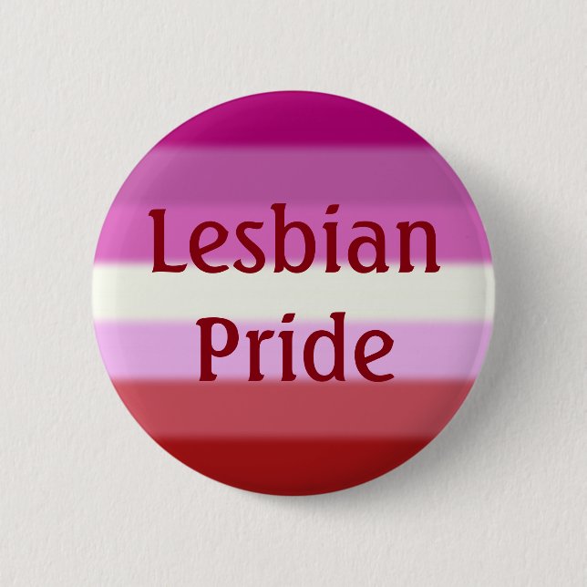 Macaron Rond 5 Cm Drapeau Falln Lesbian Pride (Texte) (Devant)