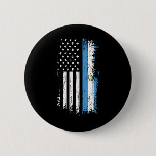 Macaron Rond 5 Cm Drapeau guatémaltèque américain - Fierté Guatemala