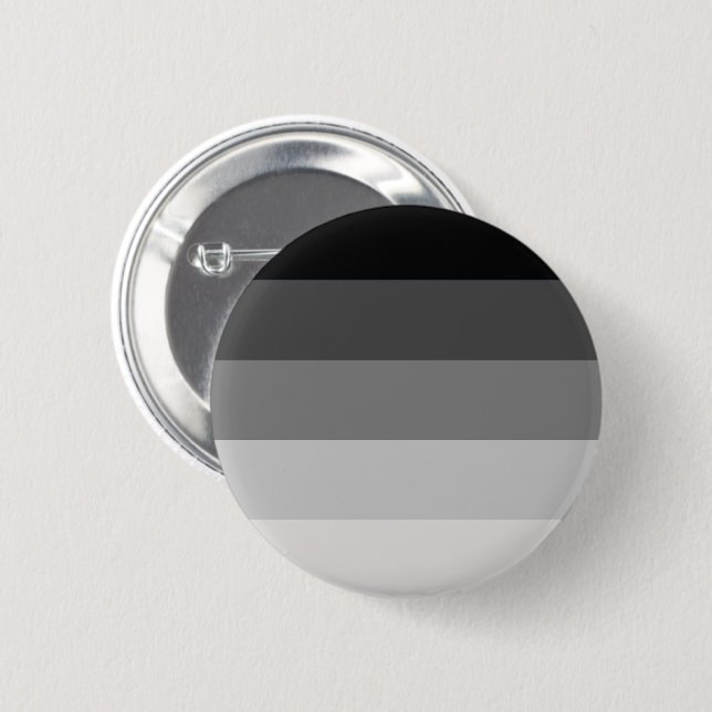 Macaron Rond 5 Cm Drapeau Hetero Pride, Drapeau Stright Pride (Devant & derrière)