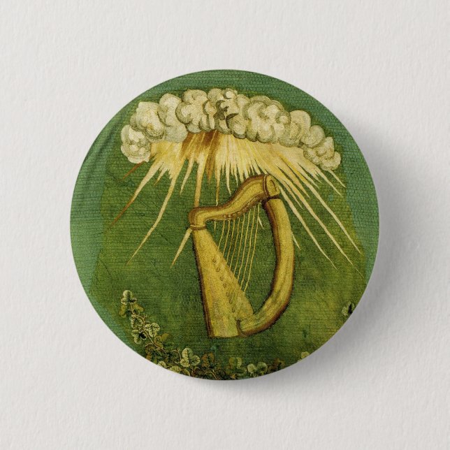 Macaron Rond 5 Cm Drapeau irlandais de brigade (Devant)