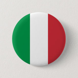 Macaron Rond 5 Cm Drapeau italien, drapeau de l'italie, italie