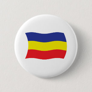 Macaron Rond 5 Cm Drapeau Khmer Kampuchea Krom Bouton