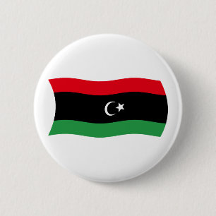 Macaron Rond 5 Cm Drapeau libyen