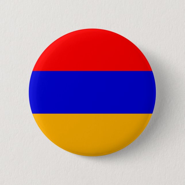 Macaron Rond 5 Cm Drapeau national de l'Arménie (Devant)