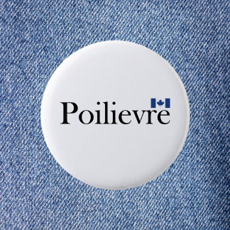 Macaron Rond 5 Cm Drapeau officiel canadien Pierre Poilievre