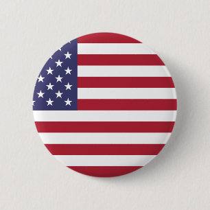 Macaron Rond 5 Cm Drapeau patriotique américain