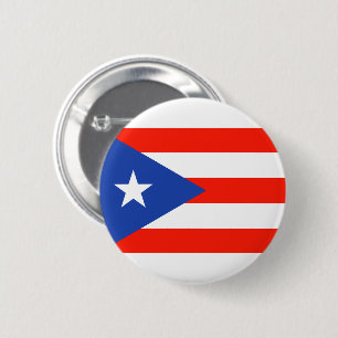 Macaron Rond 5 Cm Drapeau portoricain Boricua Banderas 4Julia