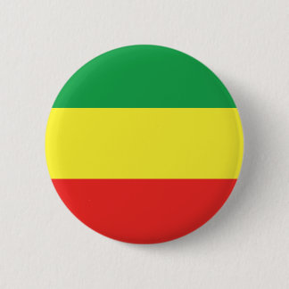 Macaron Rond 5 Cm Drapeau Rasta africain