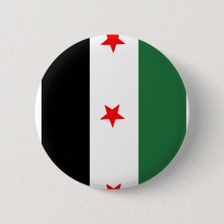 Macaron Rond 5 Cm Drapeau révolutionnaire syrien