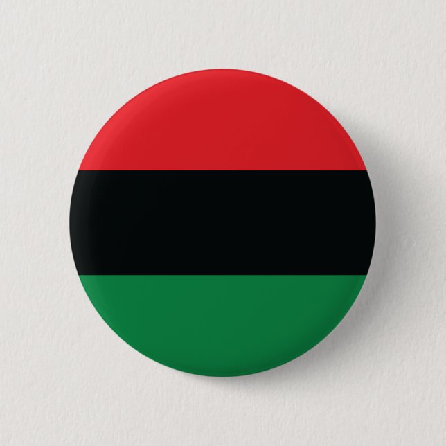 Macaron Rond 5 Cm Drapeau rouge, noir et vert (Devant)