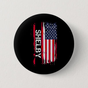 Macaron Rond 5 Cm Drapeau Shelby Amérique
