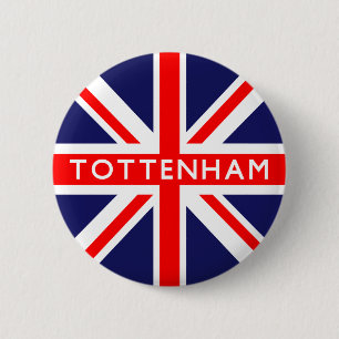 Macaron Rond 5 Cm Drapeau tottenham