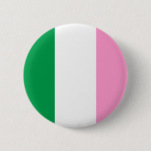 Macaron Rond 5 Cm drapeau tricolore de Terre-Neuve (Canada)