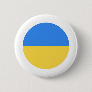 Macaron Rond 5 Cm Drapeau Ukraine