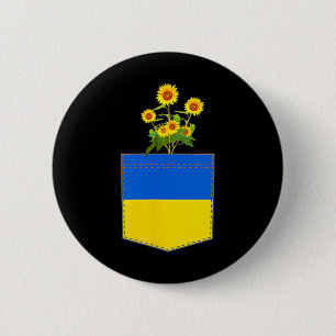 Macaron Rond 5 Cm Drapeau Ukraine Drapeau National Kiev Ukrainien Ky