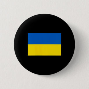 Macaron Rond 5 Cm Drapeau ukrainien d'Ukraine