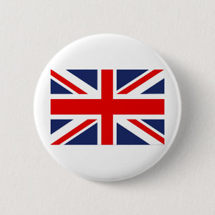 Macaron Rond 5 Cm Drapeau Union Jack - Royaume-Uni