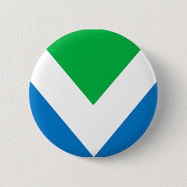 Macaron Rond 5 Cm Drapeau végétal (Devant)