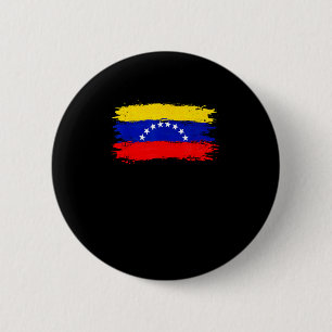 Macaron Rond 5 Cm Drapeau Venezuela 2026 Libre Paix