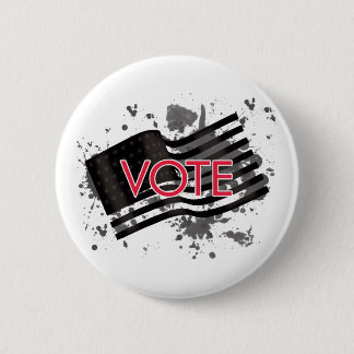 Macaron Rond 5 Cm drapeau-vote d'éclaboussure