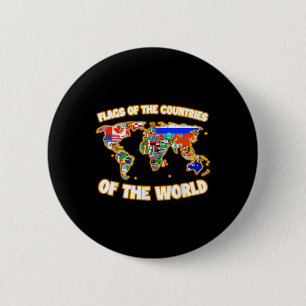Macaron Rond 5 Cm Drapeaux Des Pays Du Monde Carte Internationale