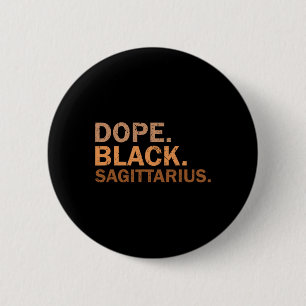 Macaron Rond 5 Cm Drogue Noir Sagittaire Mélanine Africain Zodiaque