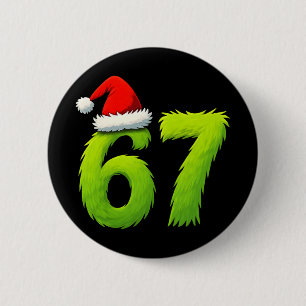 Macaron Rond 5 Cm Drôle 67 Noël Six Sept Memes 6 7 Ados Garçons G