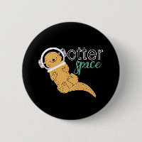 Drôle animal caricature Humour Otter espace