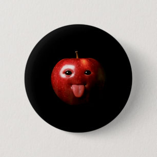 Macaron Rond 5 Cm Drôle Bête Ai Gen Z Mème Brainrot Humour Langue Ou