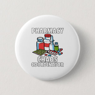 Macaron Rond 5 Cm Drôle cadeau de pharmacie pour un pharmacien