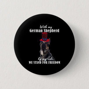 Macaron Rond 5 Cm Drôle d'allemand américain citations chiens Allema