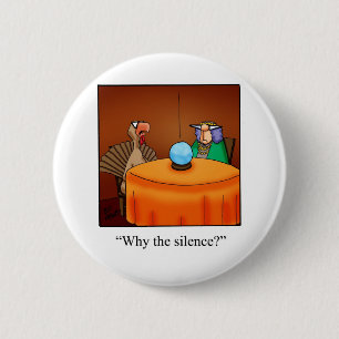 Macaron Rond 5 Cm Drôle de Thanksgiving Turkey Fortune Cartoon Gift