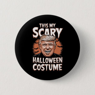 Macaron Rond 5 Cm Drôle Donald Trump C'Est Mon Coût D'Halloween Effr