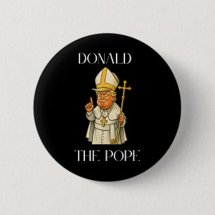 Macaron Rond 5 Cm Drôle Donald Trump Pope mème drôle