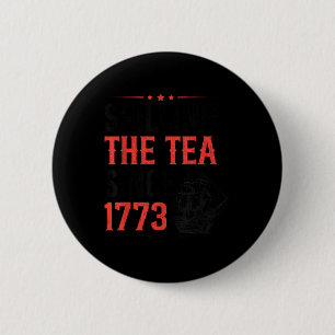 Macaron Rond 5 Cm Drôle du 4 juillet qui dénonce tout depuis 1773 Qu