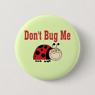 Macaron Rond 5 Cm Drôle ne me bug pas Ladybug