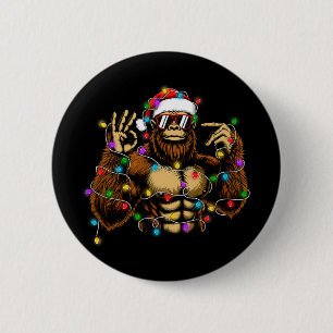 Macaron Rond 5 Cm Drôle Six Sept 6 7 Mème Bigfoot Guirlandes de Noël