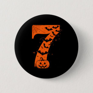 Macaron Rond 5 Cm Drôle Six Sept 6 7 Mème Conception Couples Hallowe