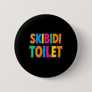 Macaron Rond 5 Cm Drôle Skibidi Toilet