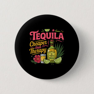 Macaron Rond 5 Cm Drôle Tequila Boire Cinco De Mayo Parti Mexicain