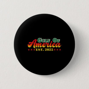 Macaron Rond 5 Cm Drôle Trump Chemise Le Golfe Des Etats-Unis Est. 2