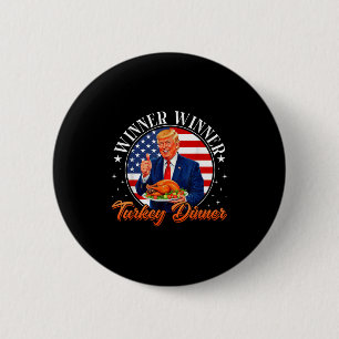 Macaron Rond 5 Cm Drôle Trump Winner Dîner Turquie Thanksgivi