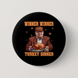 Macaron Rond 5 Cm Drôle Trump Winner Dîner Turquie Thanksgivi