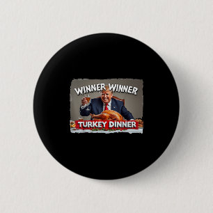 Macaron Rond 5 Cm Drôle Trump Winner Dîner Turquie Thanksgivi